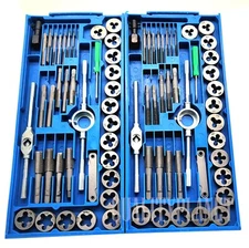 80 pc Tap and Die Set 40pc Metric and 40pc SAE Thread Renewing Tools