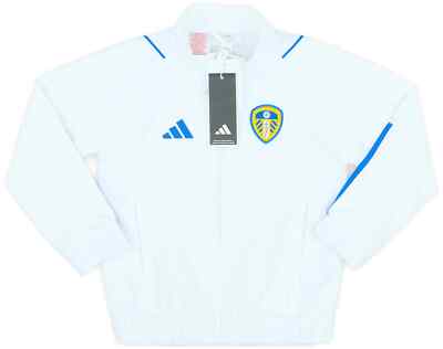 Leeds United Football Jacket Adidas 5-6 Years Anthem Track Top