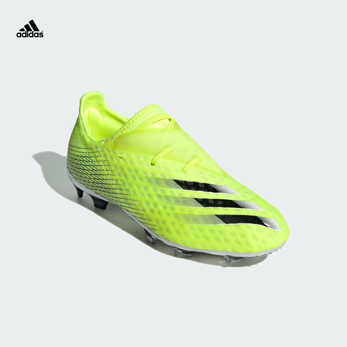アディダス　紐なし　X GHOSTED +     FG 27.5 Available To Buy Adidas X Ghosted FG - Core Black Signal