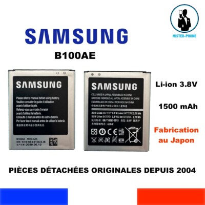 BATTERIE ORIGINALE SAMSUNG B100AE 1500mAh GALAXY STAR PRO DUOS ACE 3 TREND LITE