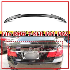Carbon Fit For BMW 7-Series F01 F02 V Style Trunk Spoiler 750i 2015