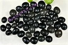 Wholesale Lot 2 Lbs Natural Black Obsidian Tumble Healing Energy