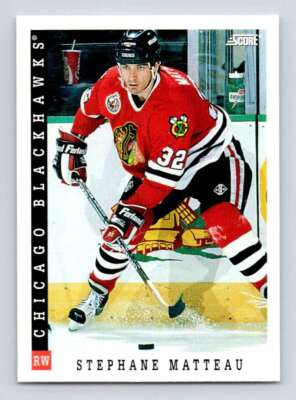 1993-94 Score Canadian #398 Stephane Matteau Hockey 