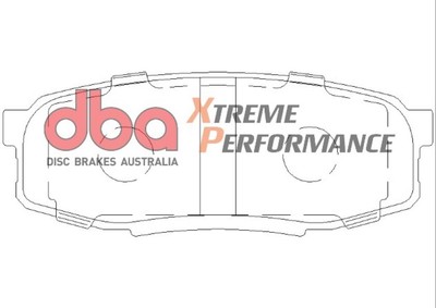 Disc Brakes Australia DB1857XP DBA Xtreme Performance Rear Brake Pads