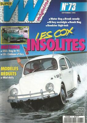 VW MAGAZIN NR.73 LES COX INSOLITES / MINI-DAILY / WASSERKÄFER / BREAK WOODY