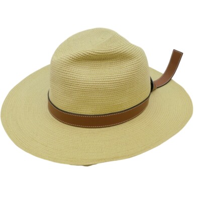 AUTHENTIC Loewe Hats Loewe Canvas Fisherman Bucket Hat 57 Sand 1731755 – FASHIONPHILE main image 2