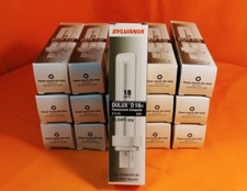 Lot of 15 Sylvania Dulux D 18W Compact Fluorescent Bulb 21110 835