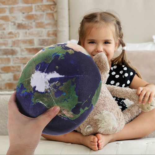 Plush Pillow Decorative Earth Stuffed Throw Props Party Decoration Ornament - Bild 12 von 12
