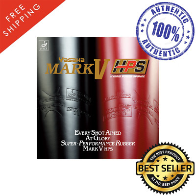 Yasaka Mark V HPS Table Tennis and Ping Pong Rubber, Ships in 10 Business Days