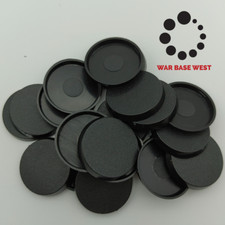 Lot Of 20 28.5mm Round Bases Used For Warhammer 40k  AoS Games Workshop Bitz