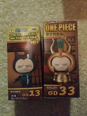 One Piece Wcf World Collectible Figure Film Gold Tanaka Set Of 2 Ebay