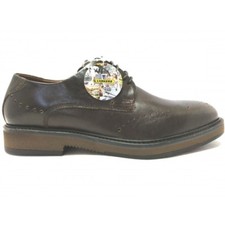 Scarpe Canguro Uomo Inglese scarpa Classica Vera Pelle lacci gomma antiscivolo