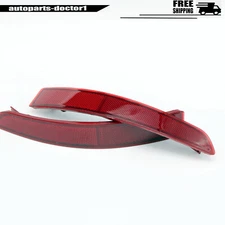 Bumper Reflector Fits 2015-2018 Volkswagen Jetta Set of 2 Rear Left and Right