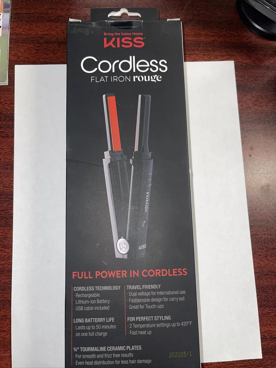 Kiss rouge cordless flat sales iron