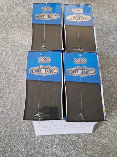 Pokémon Stellar Crown Elite Trainer Box ETB Pokemon Center Exclusive ✅ CASE OF 4 - 第 3/5 張圖片