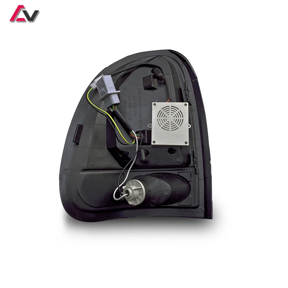 Luces traseras LED negras humo para Dodge Caravan 1998-03 Durango 1996-00 Foto 4 de 4