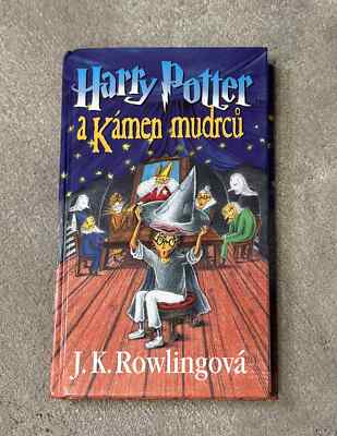 Harry Potter and the Philosopher's Stone CZECH Translation Pointy Hat RARE