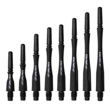 COSMO DART SHAFTS CARBON HYBRID-LOCKED C-BLACK - SET OF 4