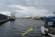 Photo 6x4 Trawler tied up in the Canal Hove Trawler SM75 is tied up on th c2012