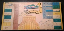 Rare Gambling Board Game FRANTIC CITY Signed By Original Creators