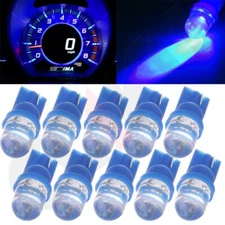 10x Blue 194 T10 LED Map Glove Box License Plate Instrument Panel Bulbs Light