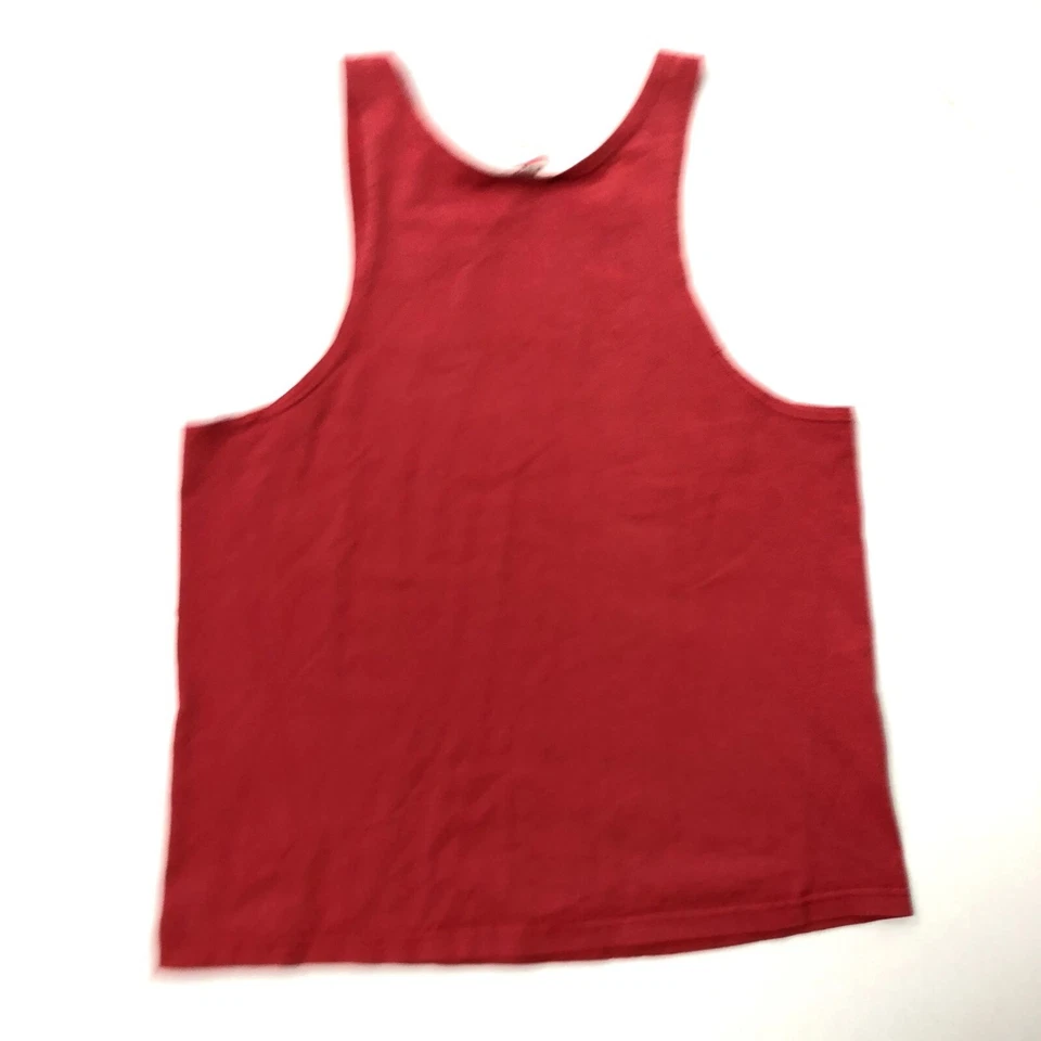De Colección Años 90 Nike Hecha en EE. UU. Hombres ROJA Camiseta sin Mangas Entrenamiento Atlético Gimnasio MÚSCULO Camisa M Foto 2 de 4