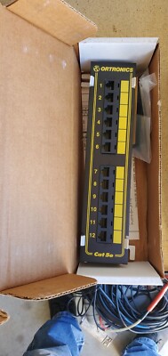 Ortronics CAT5 12-Port Mini Ethernet Patch Panel OR-851004774