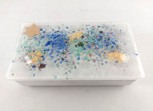 Beames Designs! Fused Art Glass and Metal Judaica Box