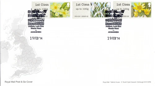Flowers Spring Blooms Post Go GB FDC Arctic Convoy Museum Aultbe 2014 (102589)