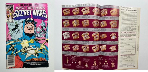 Secret Wars #7 (1984) Mark Jewelers Rare, Magenta insert, 1st New Spider-Woman - Picture 2 of 11