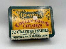 Crayola Collector's Colors LE 1991 - 72 Crayons - Sealed Tin - USA Made