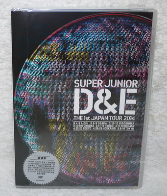 SUPER JUNIOR D&E THE 1st JAPAN TOUR 2014 Taiwan DVD (Chinese-sub