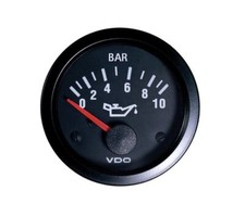 VDO Oil Pressure Gauge  0-10 Bar Range
