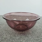 Pyrex Purple Glass Cranberry 1.5. QT Nesting Mixing Bowl #323 Vintage