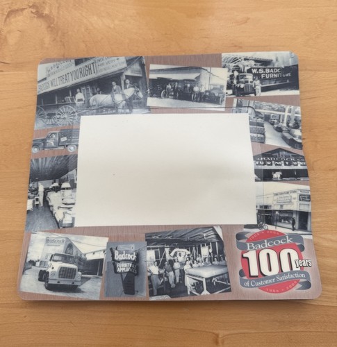 Badcock  Furniture Photo Insert Mousepad 100 years Customer Satisfaction 2004 