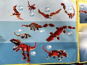 LEGO #4507 Prehistoric Creatures & 4101 Wild Collection 719 & 487 pieces manuals