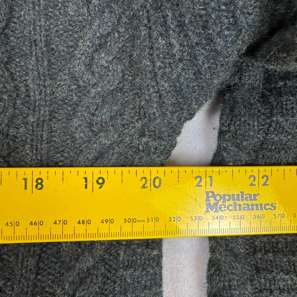 Воробей шерсти мериноса свитер платье женщин XS зеленый капот шеи L/S вязаные карманы новый с Ярлыками - Изображение 4 из 4