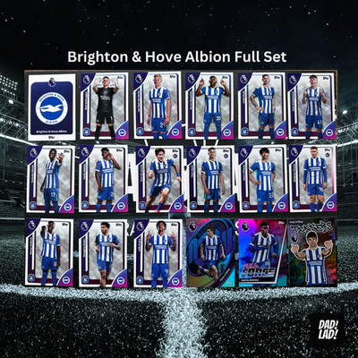 Topps Premier League 2026 BRIGHTON & HOVE Base Set 18 Karten (inkl. 3 Foils)