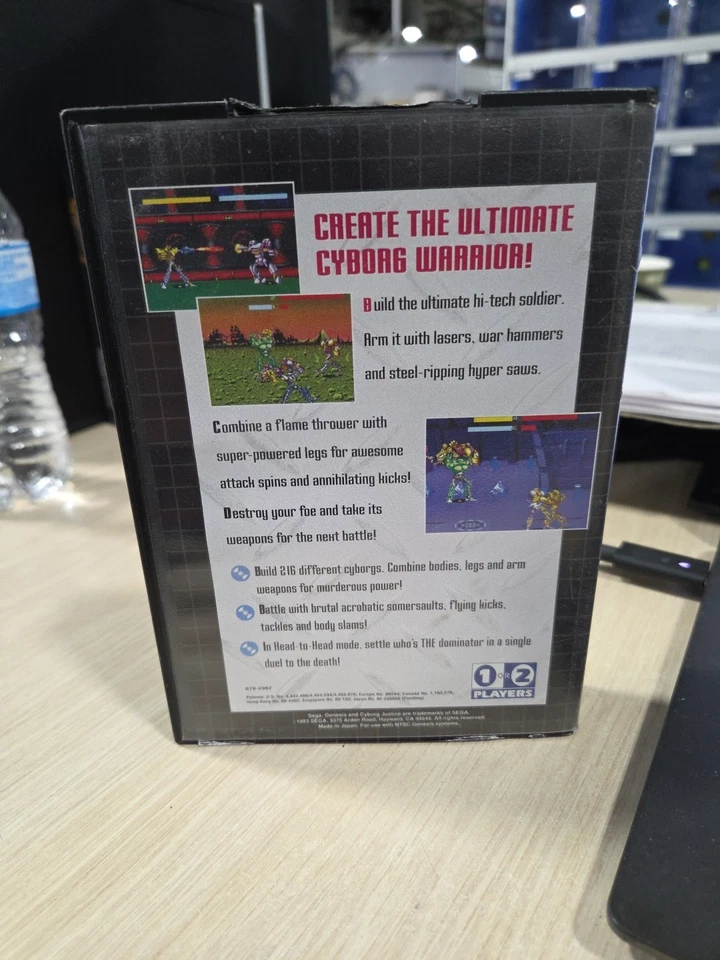 Cyborg Justice (SEGA GENESIS, 1993) – Cartridge + Case – No Manual - Image 3 of 4