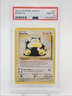 SNORLAX 1999 POKEMON BASE SET JUNGLE RARE 27/64 PSA 10 Q7119