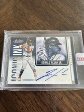 2022 Panini Absolute - Iconic Ink Ronald Acuña Jr. #II-RA Retail /99 (AU)