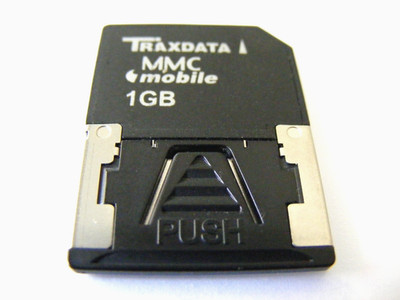 1GB Multimedia Card Plus Mobile + Adapter ( 1 GB MMC mobile) TRAXDATA gebraucht