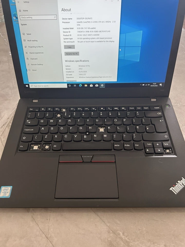 Lenovo ThinkPad T460 · i5-6300U · 8GB · 256GB, photo 3 of 5