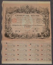 Chargeurs Reunis Obligation 1930