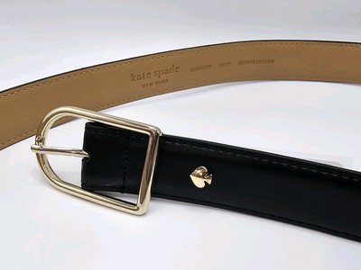 Kate Spade Black Leather Belt - Size 1X 2X Women display picture 3