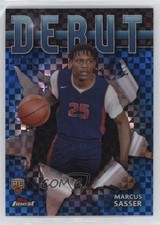 2023 Topps Finest Debut Blue Checkerboard Refractor /99 Marcus Sasser #D-16 1f7d