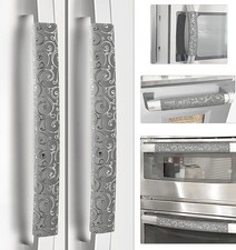 Refrigerator Door Handle Covers, Set of 6, Non-Slip Fridge Handle Covers, Washab