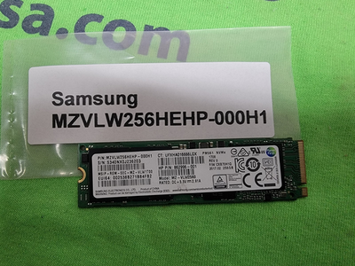 Samsung PM961 256GB M.2 2280 PCIe NVMe TLC SSD MZ-VLW2560
