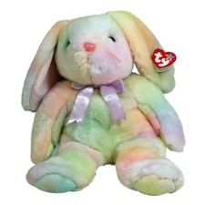 Ty Large Plush Beanie Buddy - Hippie the Bunny  MWMT