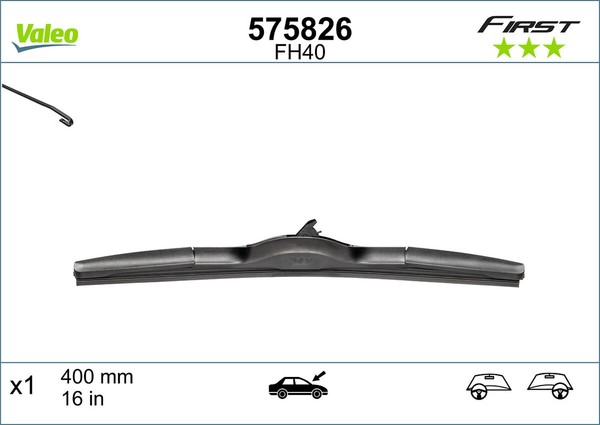 Valeo Wischblatt Scheibenwischer First Hybrid 575826 FüR Toyota Mazda Nissan KIA-image